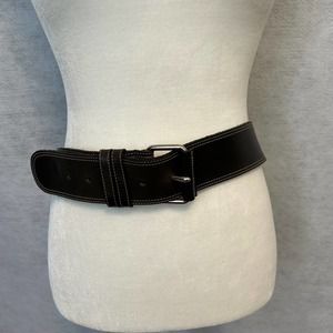 Joan &‎ David Brown Genuine Leater Belt Size L